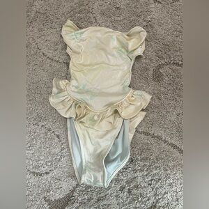 Vintage 1980s  Ruffled swimsuit suit